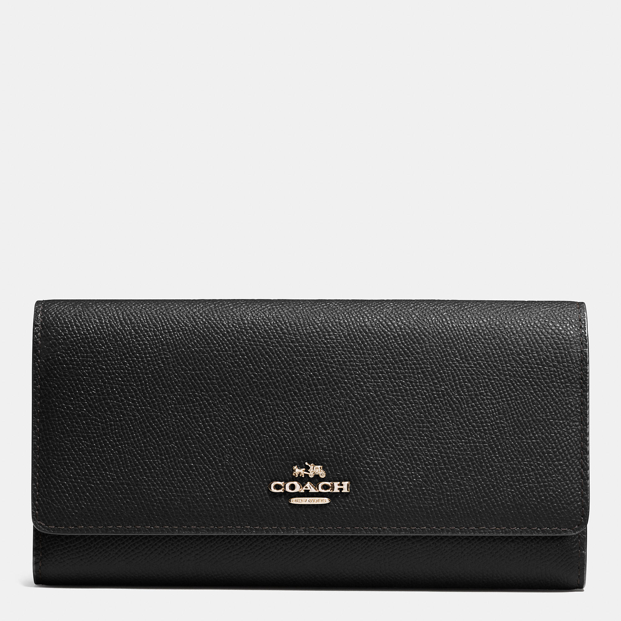 Coach Trifold Wallet In Crossgrain Leather | Women